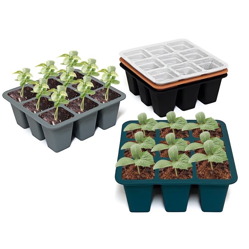 9 Cell Silicone Vegetable Seed - đánh giá và giá Seed Starter Tray