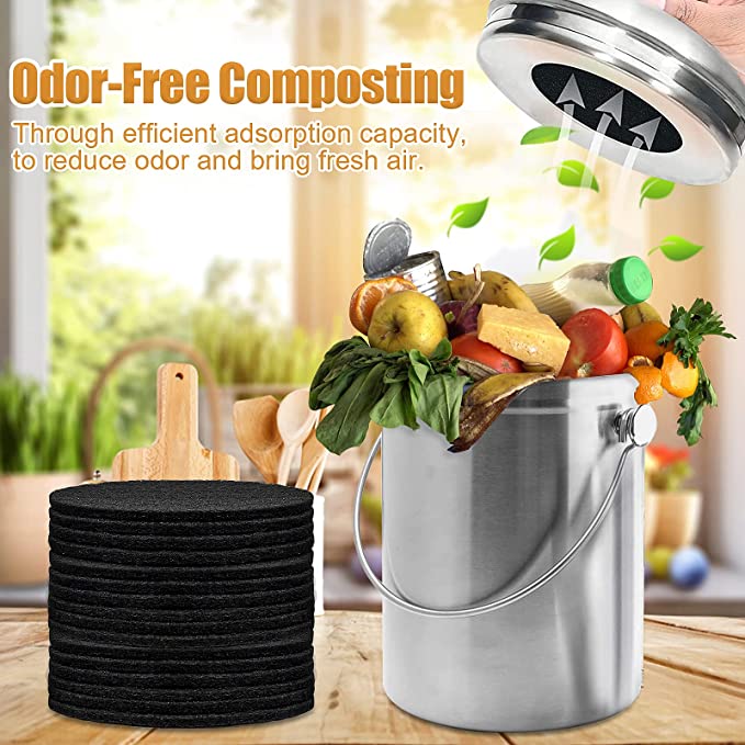 16 Pieces Compost Bin Bucket F - đánh giá và giá Compost Bin