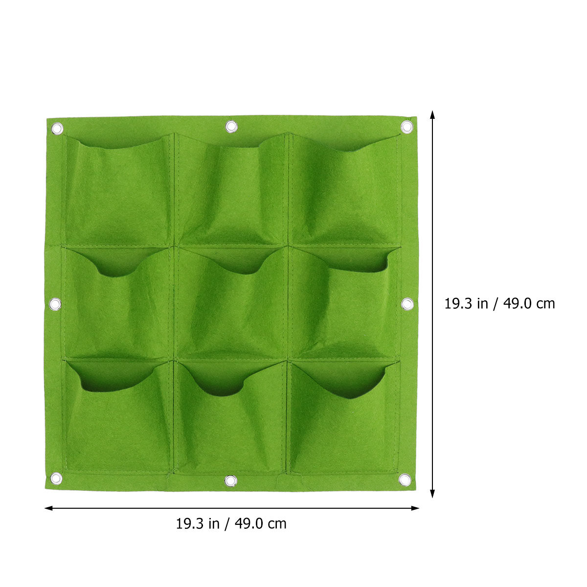 9 Pocket Wall Hanging Planter  - đánh giá và giá Indoor Herb Garden