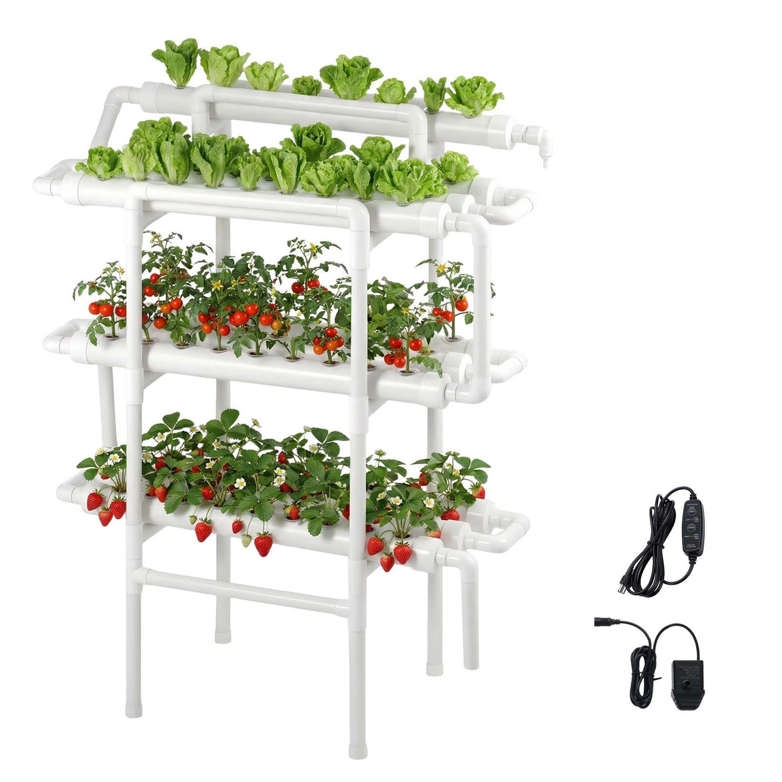 3 Tier 90 Sites Hydroponic Gro - đánh giá và giá Hydroponic Kit