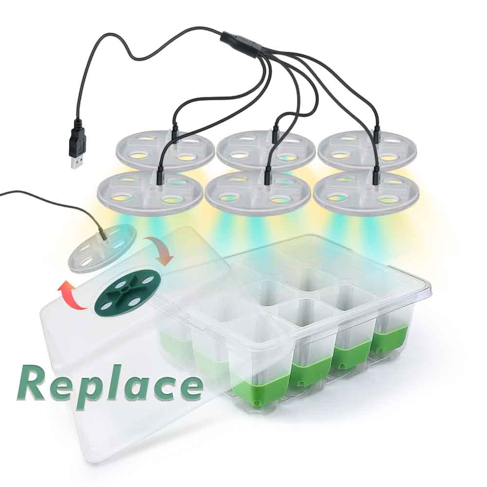 LED Grow Light Seedling Starte - đánh giá và giá Indoor Herb Garden