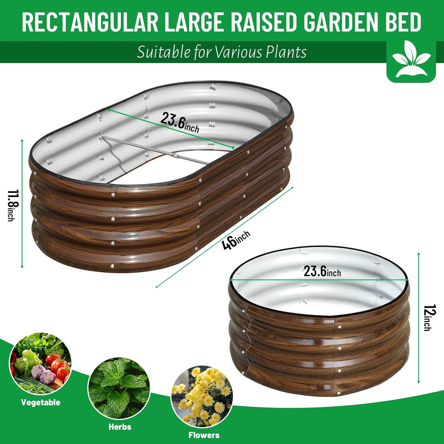 3-Pack Galvanized Steel Raised - đánh giá và giá Raised Garden Bed