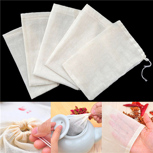 1/10 Cái Cotton Túi Trà Muslin - đánh giá và giá Grow Bag